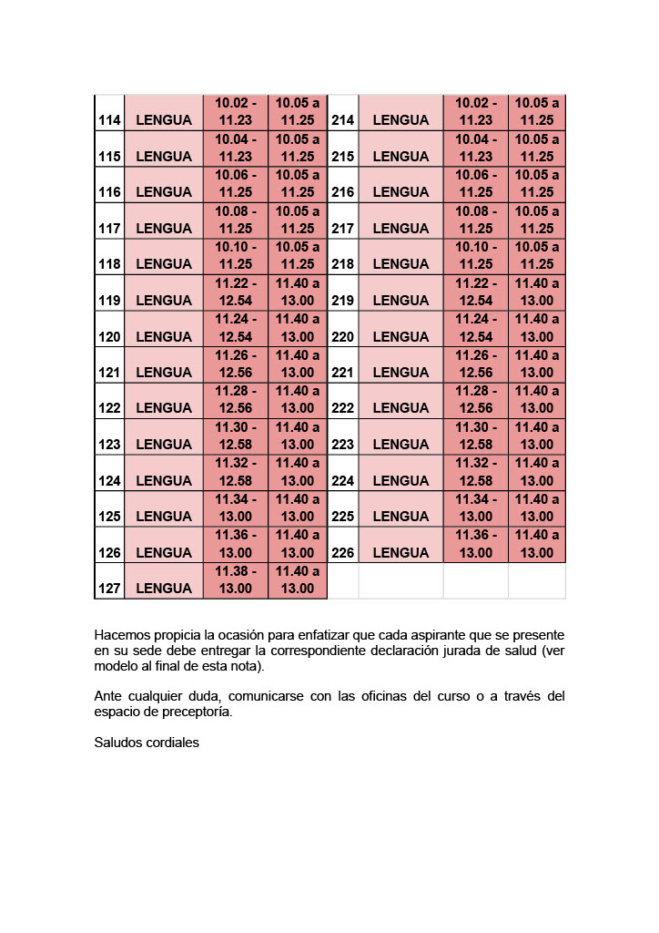 Nota informativa regreso presencialidad CIEEM1024 2